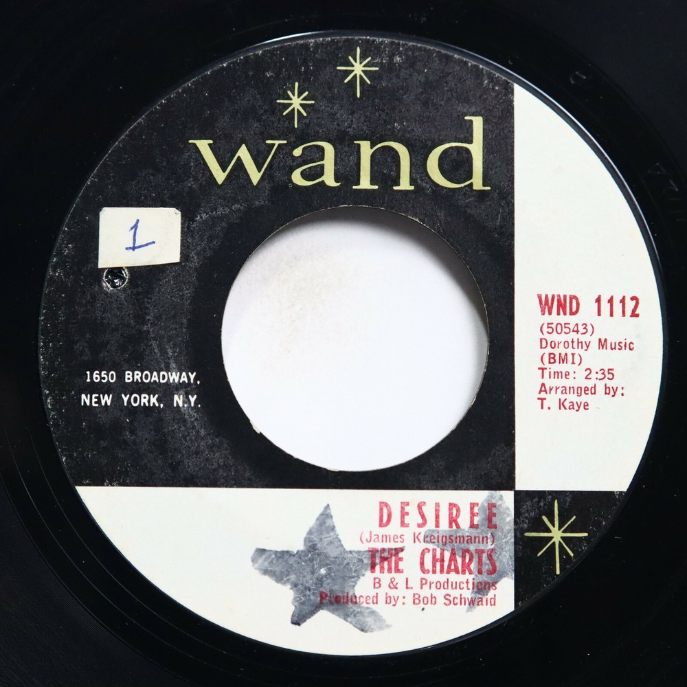 THE CHARTS - DESIREE / FELL IN LOVE WITH YOU BABY - SOUL 45
